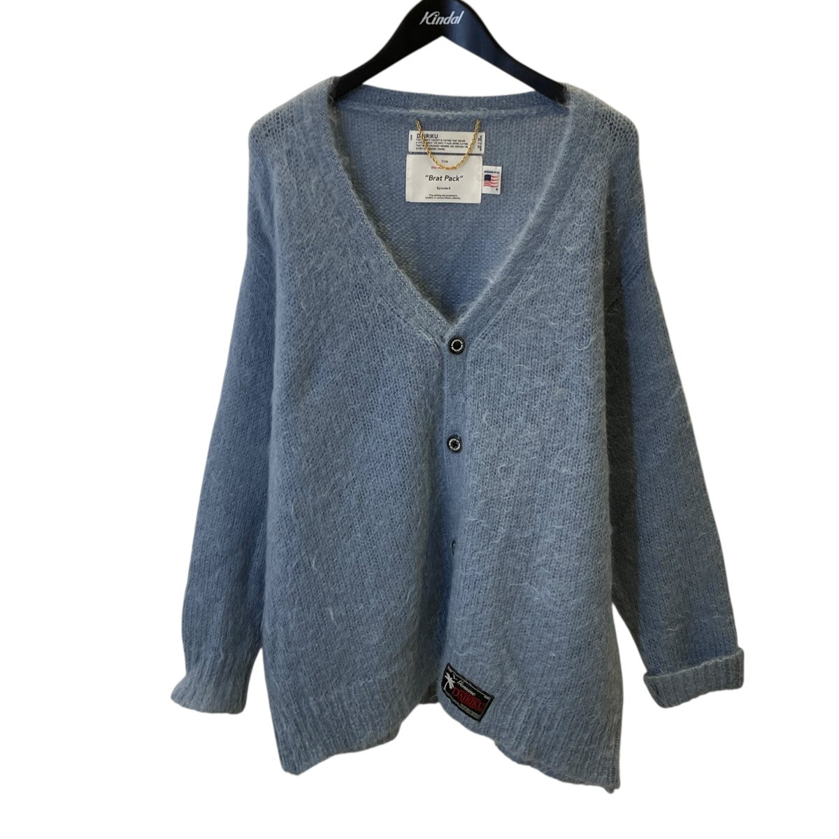 DAIRIKU Molly Mohair Knit Cardiganカーディガン21AW K-4 古着・中古-1枚目のアイテム画像