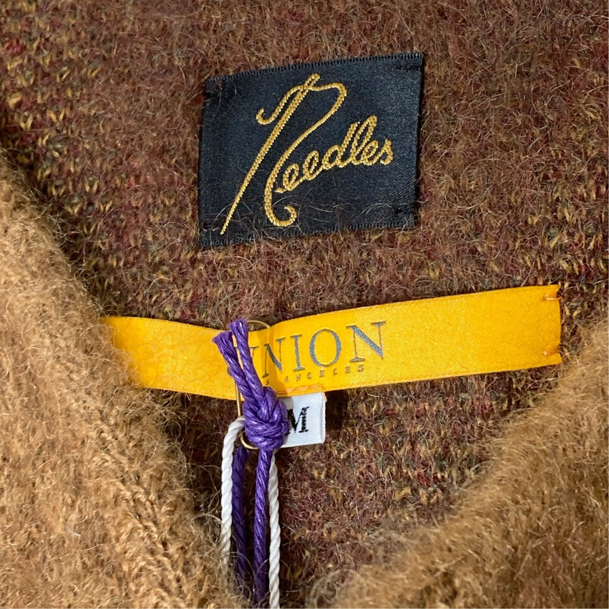 Needles ×UNION別注 モヘアカーディガンカーディガンLQ467 古着・中古-4枚目のアイテム画像