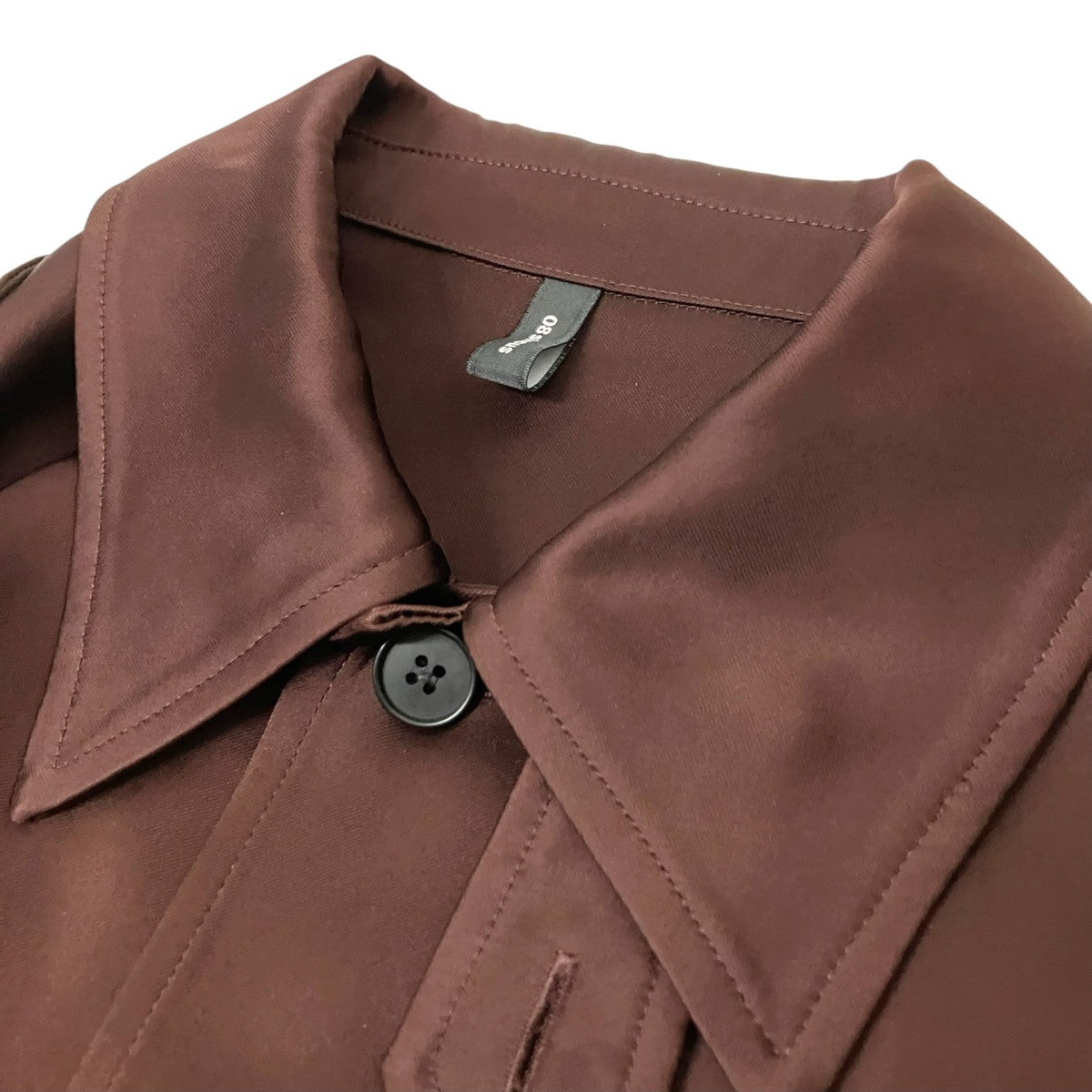08sircus Viscose satin military shirt長袖シャツS25AW SH05 古着・中古-3枚目のアイテム画像