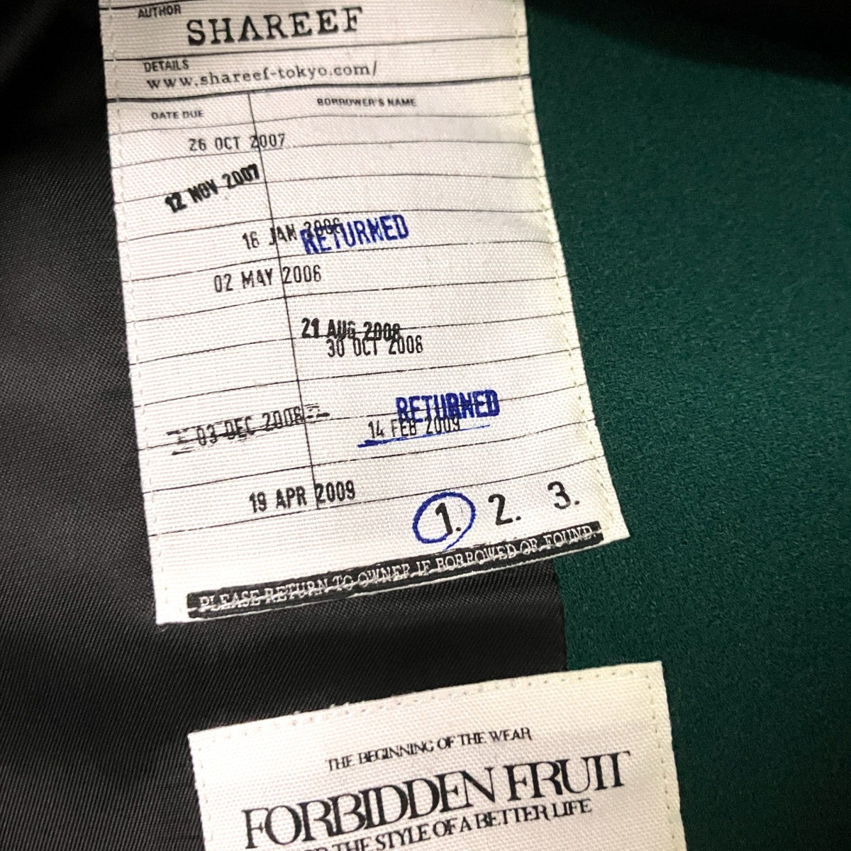 SHAREEF オーバーサイズテーラードジャケットテーラードジャケット22311001 古着・中古-4枚目のアイテム画像