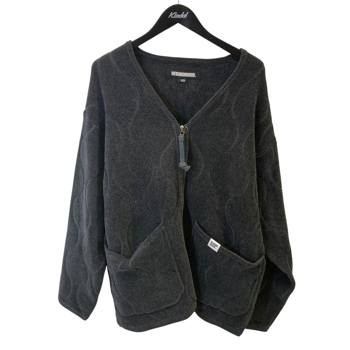 25AWQuilting Zip Cardiganカーディガン25213NH−KNM02