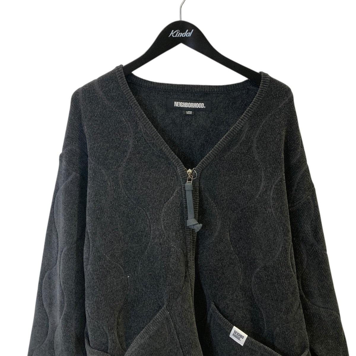 25AWQuilting Zip Cardiganカーディガン25213NH−KNM02