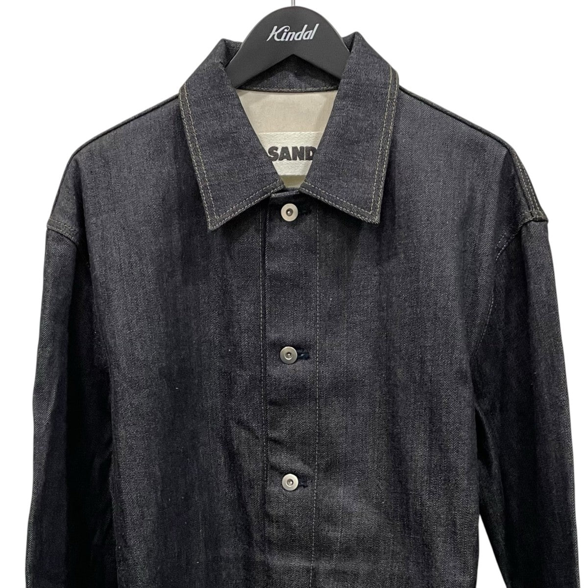 JIL SANDER Wardrobe オーバーサイズデニムシャツJ23DL0101 J45041 古着・中古-2枚目のアイテム画像