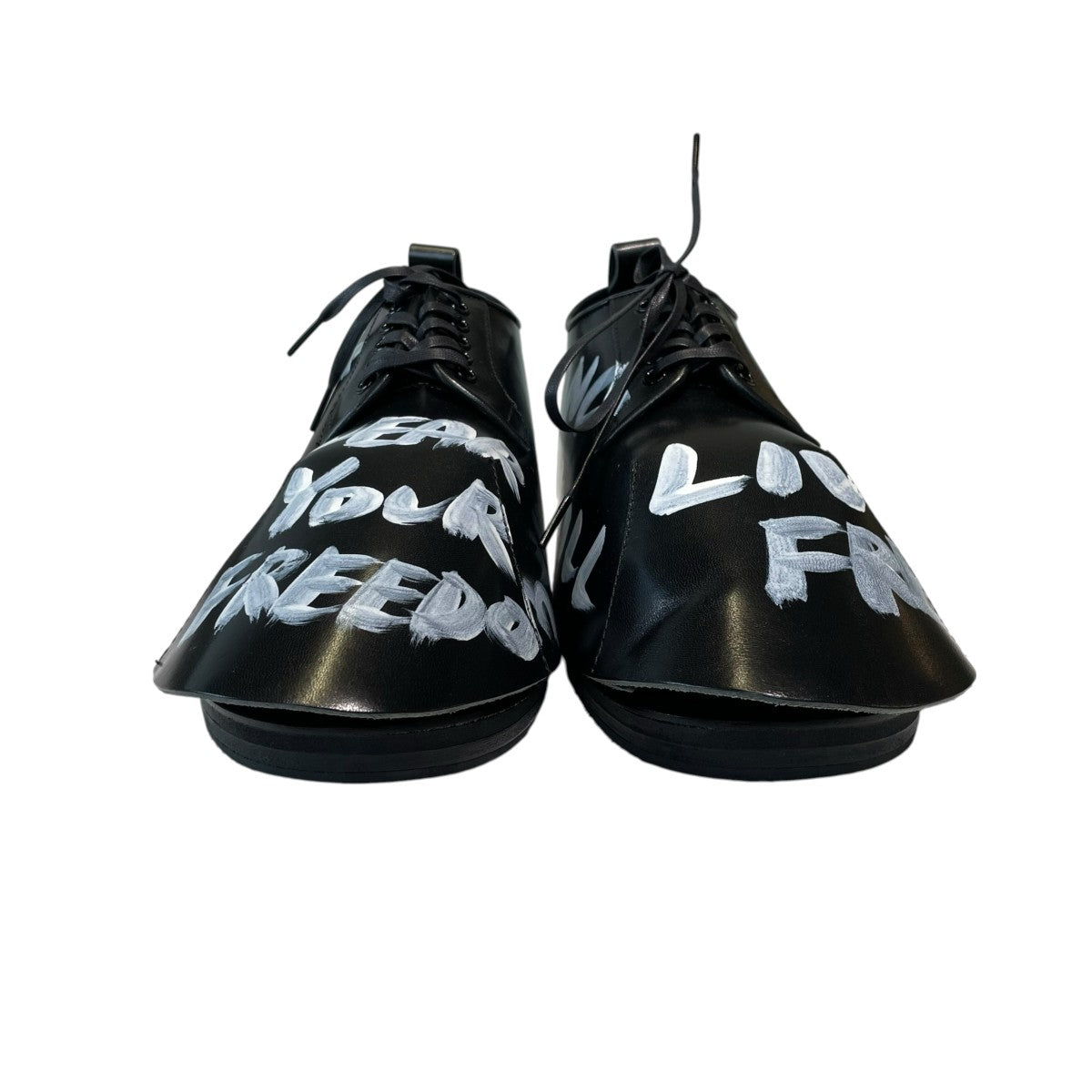 COMME des GARCONS HOMME PLUS×KIDS LOVE GAITE 26AWメッセージ加工レザーシューズPR-K102 古着・中古-3枚目のアイテム画像