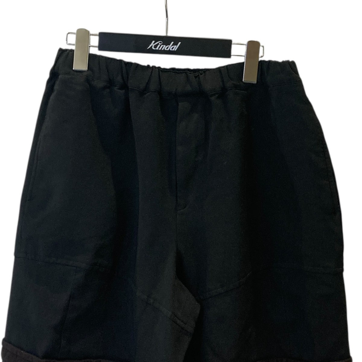 25AWエステルギャバジンｘウールクロス製品後加工 パンツパンツ1P-P004