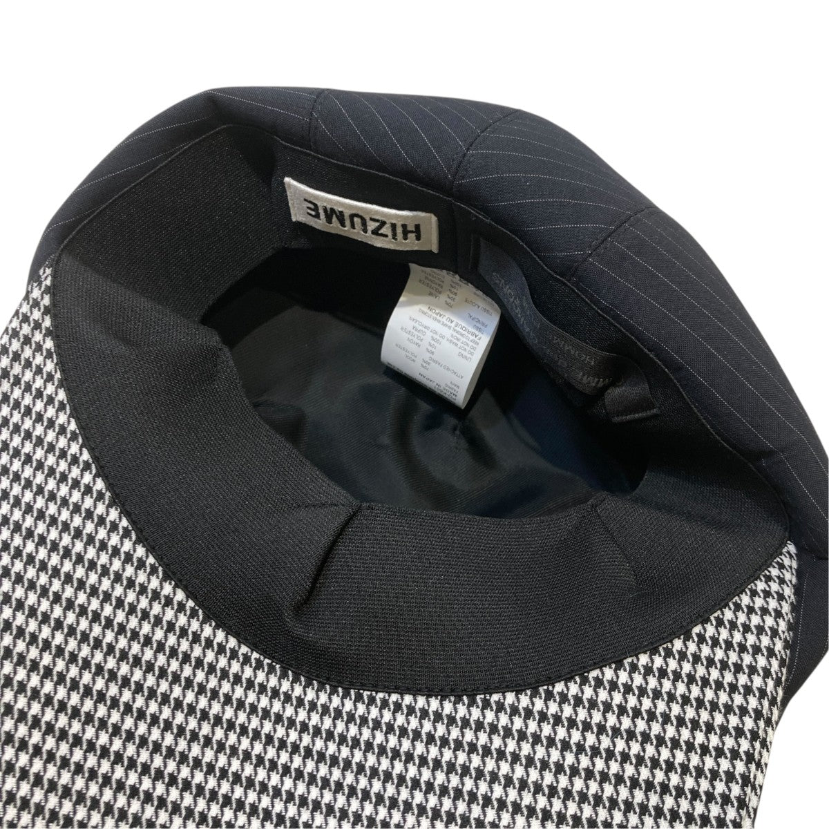 COMME des GARCONS HOMME PLUS ×HIZUME デザインハンチング千鳥格子ハンチングPQ-K601 古着・中古-5枚目のアイテム画像
