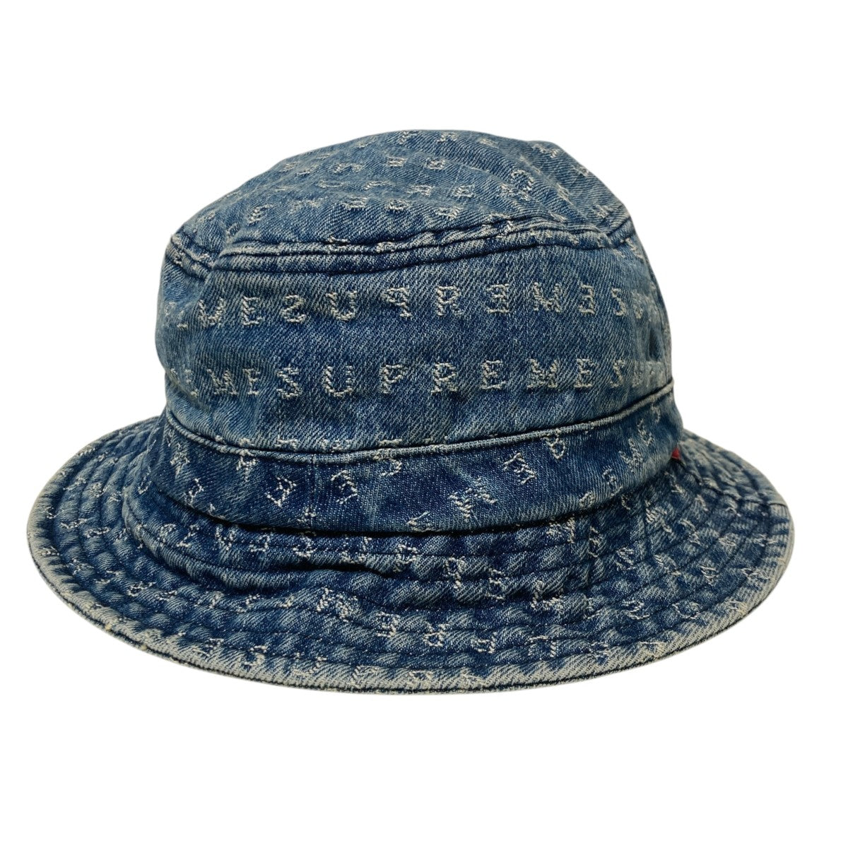 Supreme Jacquard Logos Denim Crusherハット 古着・中古-2枚目のアイテム画像