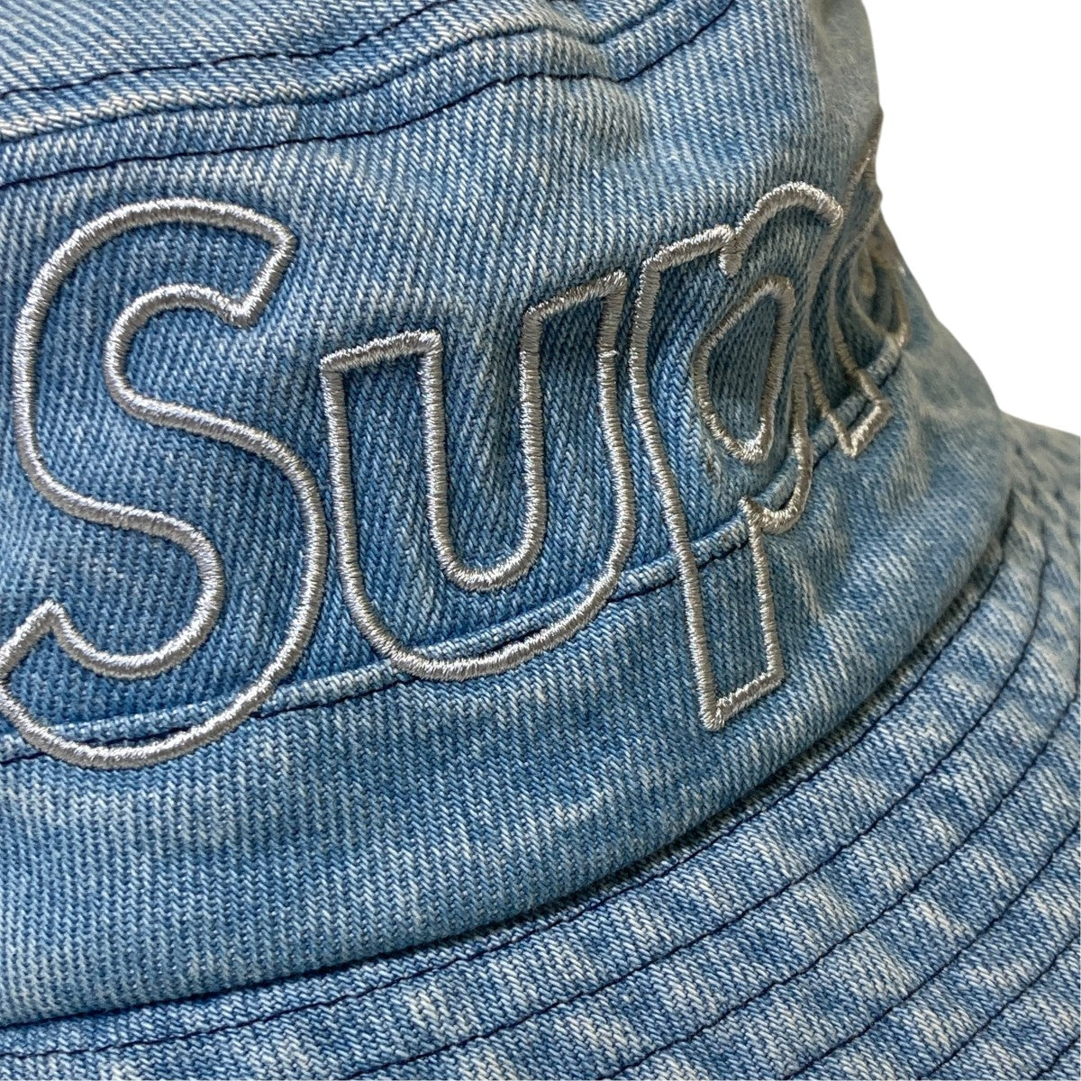 Supreme(シュプリーム) 23SSOutline Crusher Denimハット ブルー