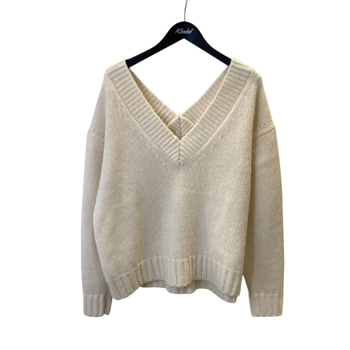 23AWLOOSE V NECK POVネックニットMB234-8017