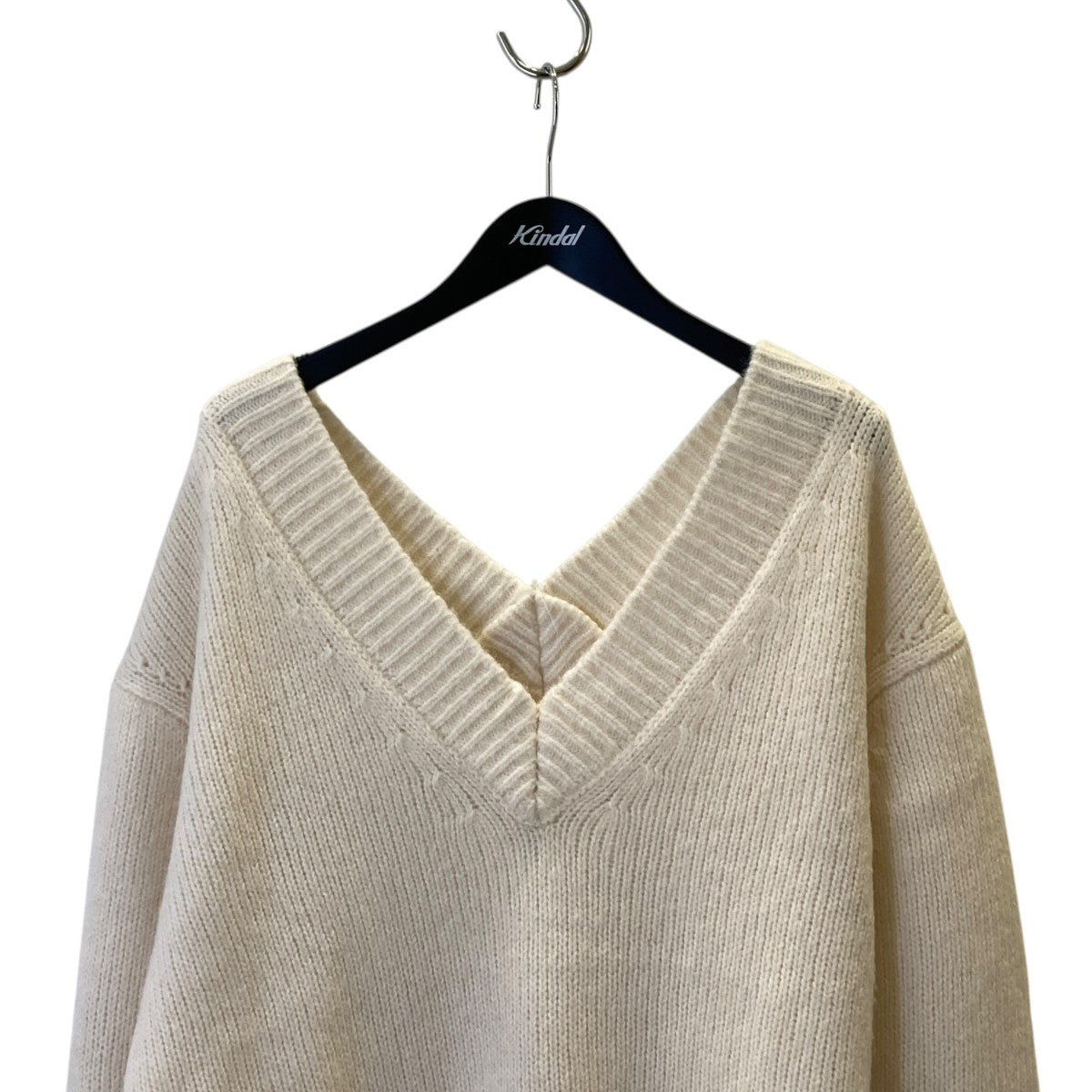 23AWLOOSE V NECK POVネックニットMB234-8017