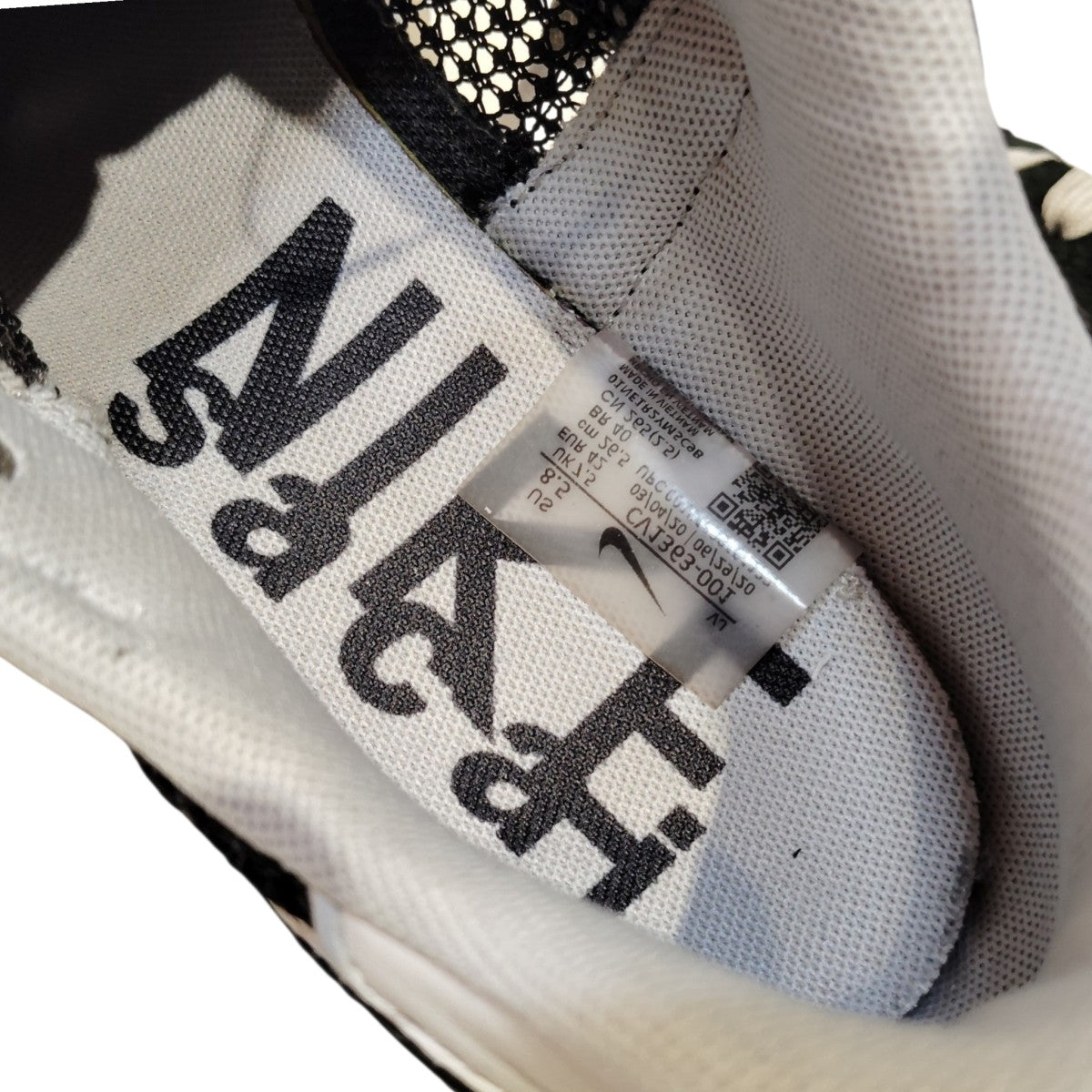 NIKE ×sacai Vapor WaffleスニーカーCV1363-001 古着・中古-8枚目のアイテム画像