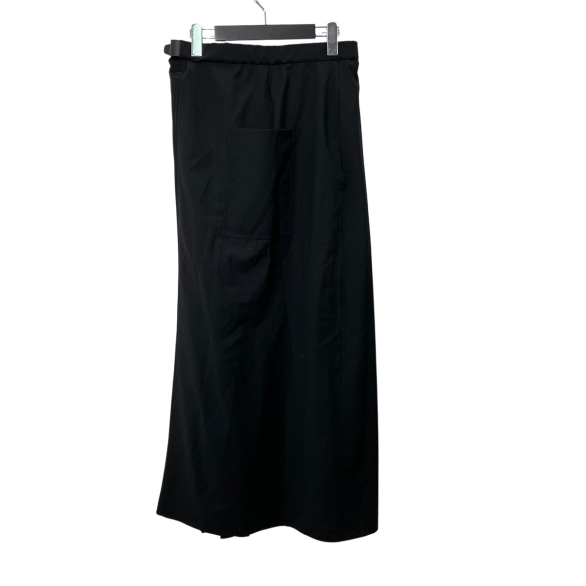 tibi Tropical Wool Pleated Leather Belt Maxi SkirtプリーツスカートW123TW5290 古着・中古-2枚目のアイテム画像