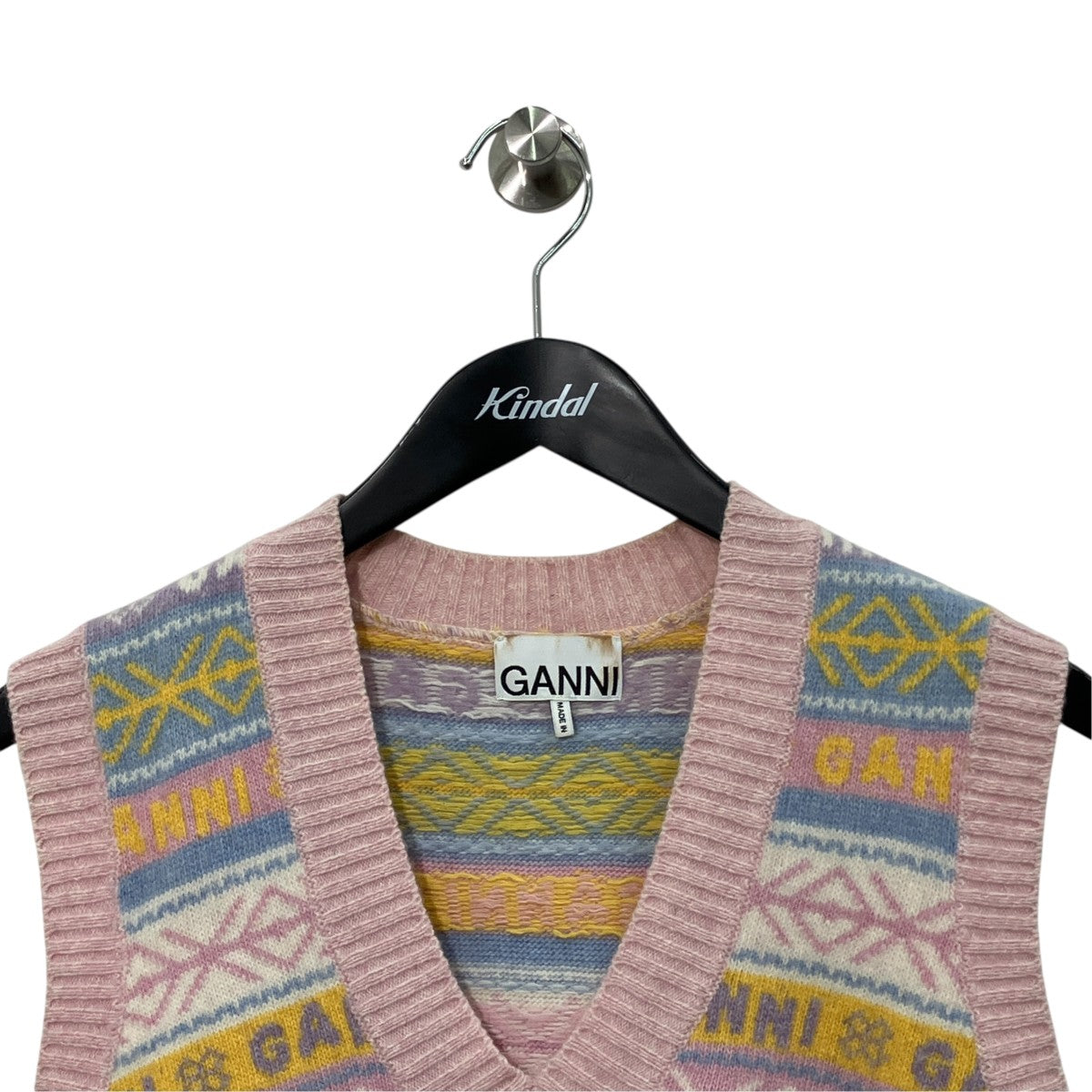 Ganni ニットベストBB.B 2562 古着・中古-3枚目のアイテム画像