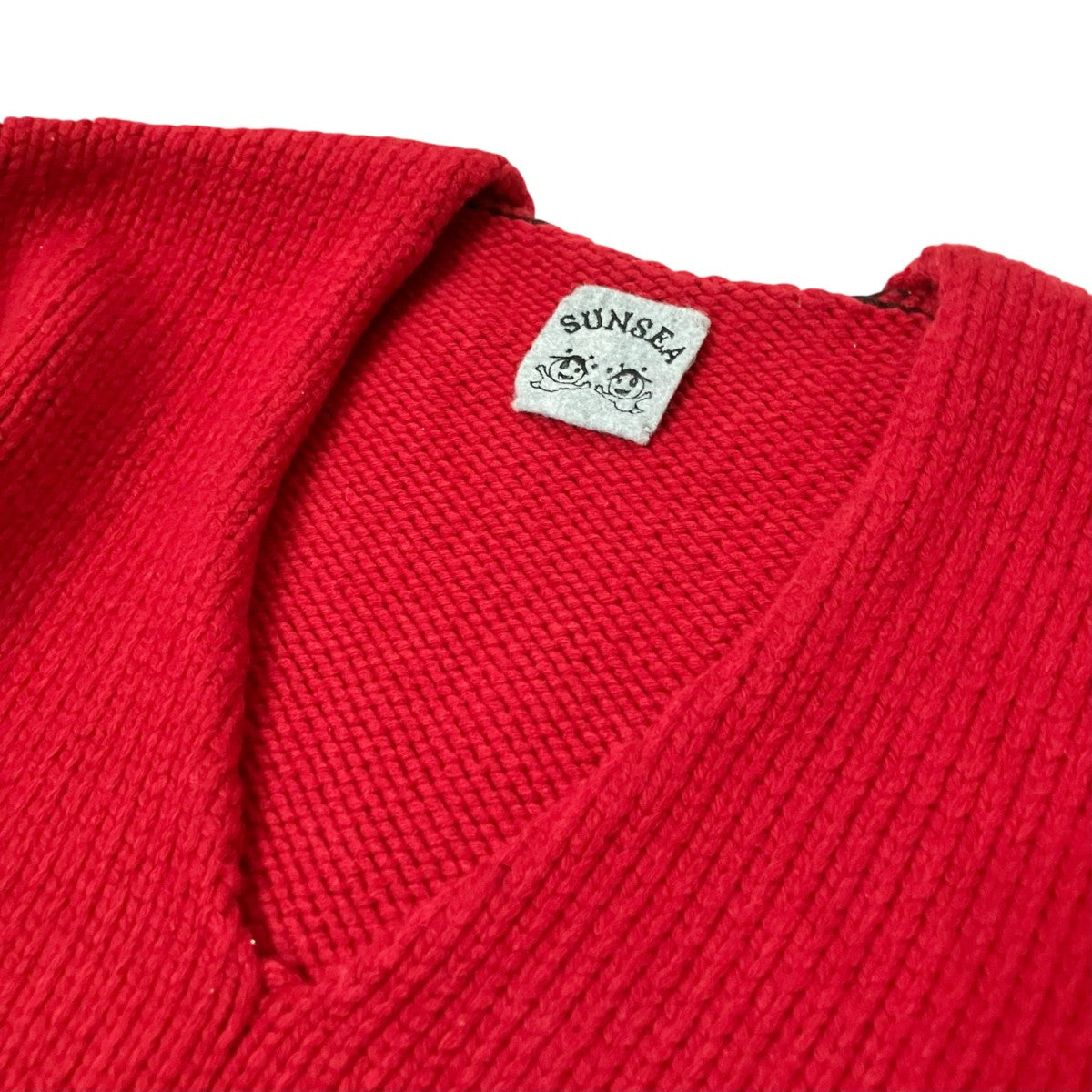 SUNSEA 17AWV-NECK SWEATERVネックニット17A52 古着・中古-3枚目のアイテム画像