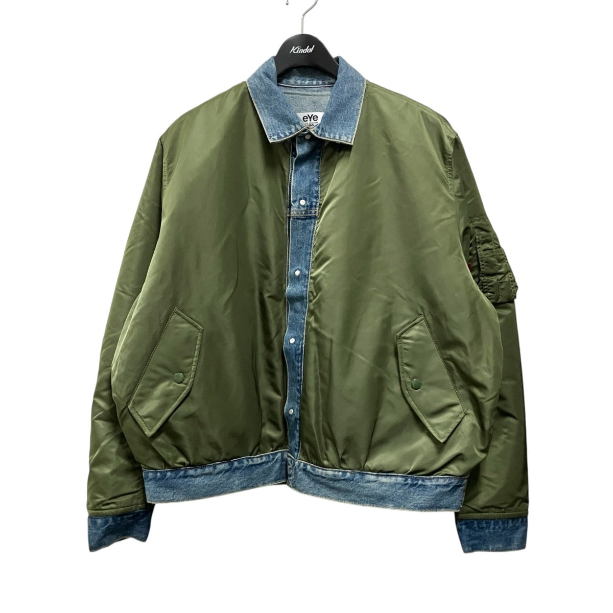 eYe COMME des GARCONS JUNYAWATANABE MAN×ALPHA 中綿ジャケットWQ J911 古着・中古-1枚目のアイテム画像