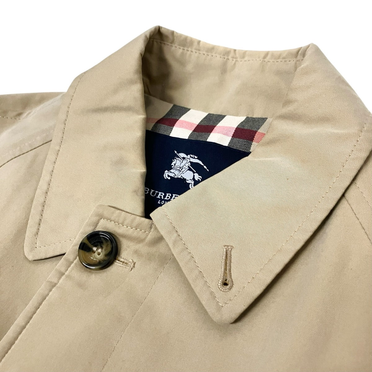 BURBERRY LONDON ステンカラーコート 古着・中古-3枚目のアイテム画像
