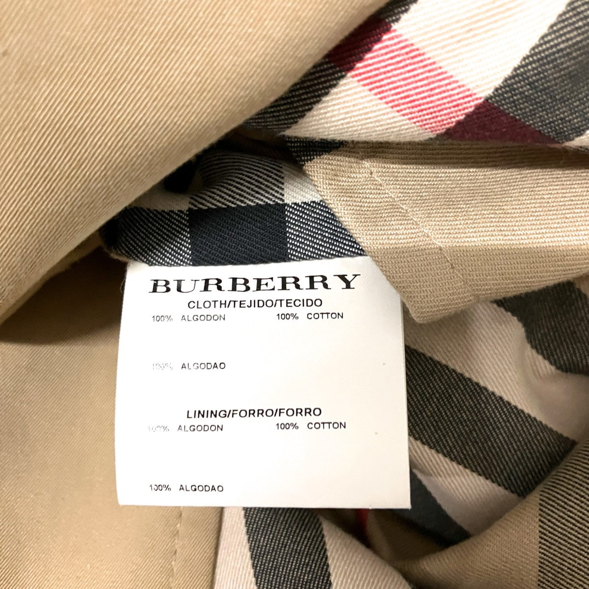 BURBERRY LONDON ステンカラーコート 古着・中古-6枚目のアイテム画像
