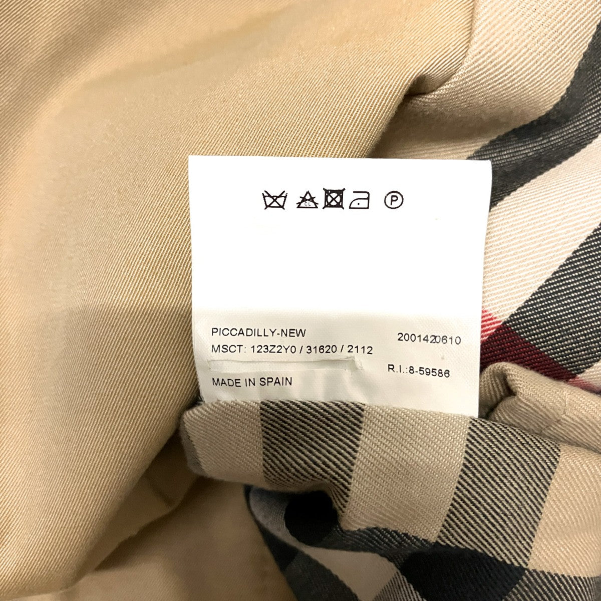 BURBERRY LONDON ステンカラーコート 古着・中古-7枚目のアイテム画像