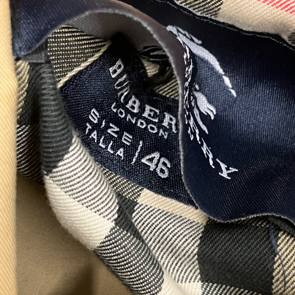 BURBERRY LONDON ステンカラーコート 古着・中古-8枚目のアイテム画像