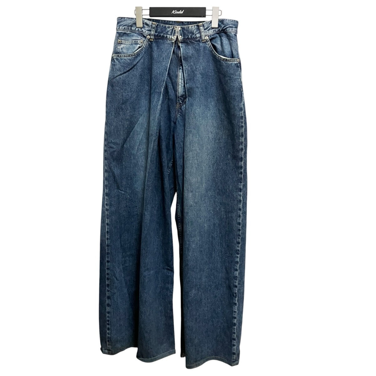 JOHN LAWRENCE SULLIVAN WASHED DENIM SUPER WIDE PANTSデニムパンツJLS 02 23 古着・中古-1枚目のアイテム画像