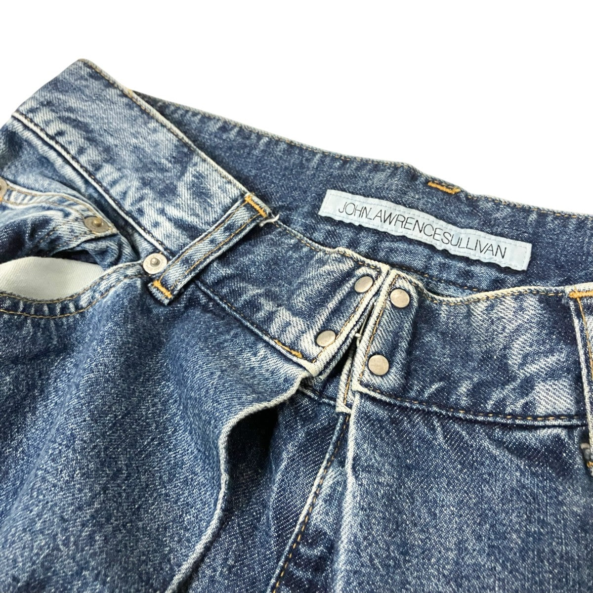 JOHN LAWRENCE SULLIVAN WASHED DENIM SUPER WIDE PANTSデニムパンツJLS 02 23 古着・中古-3枚目のアイテム画像