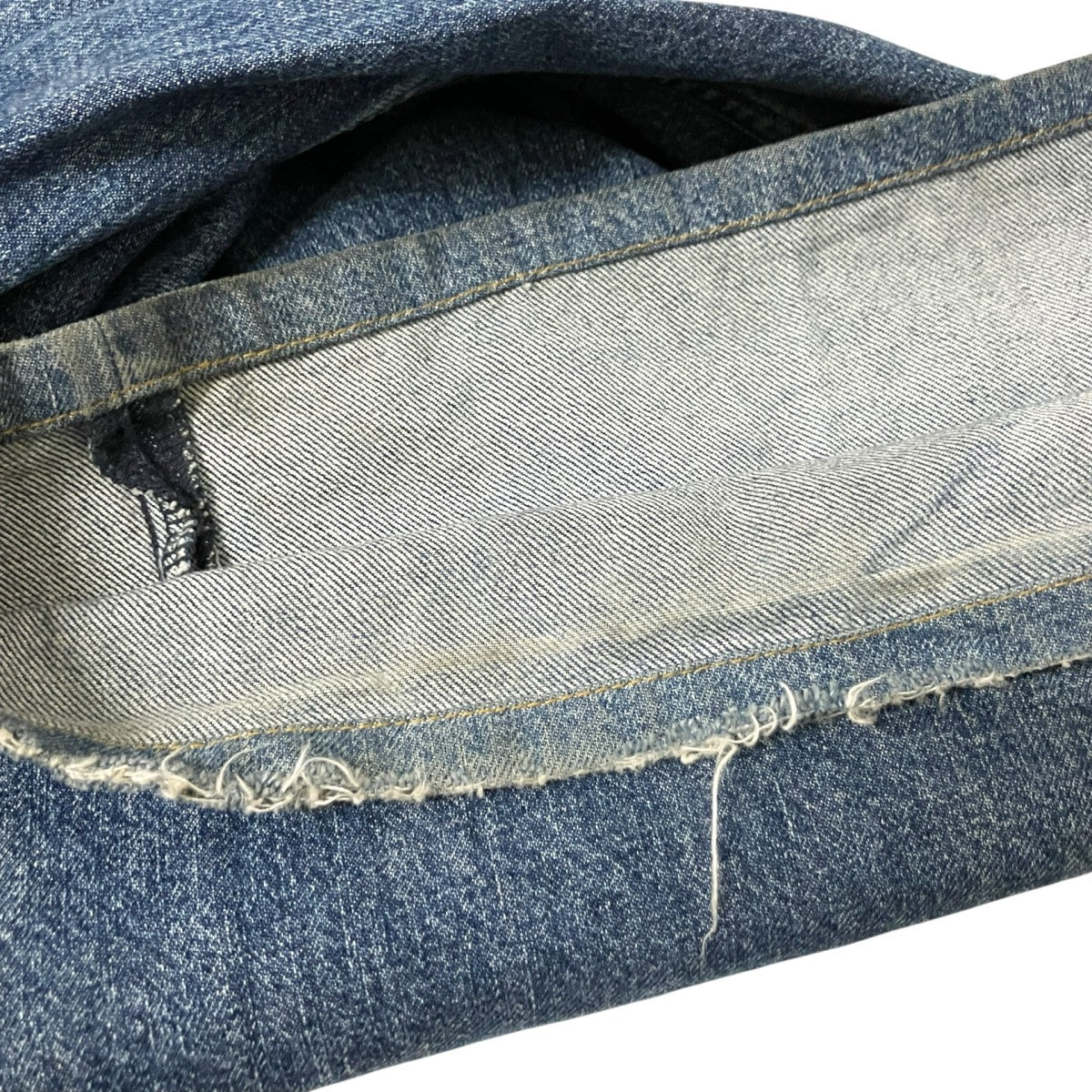 JOHN LAWRENCE SULLIVAN WASHED DENIM SUPER WIDE PANTSデニムパンツJLS 02 23 古着・中古-8枚目のアイテム画像