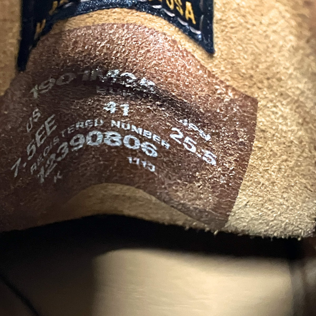 CHIPPEWA 5 BRIDGEMEN LACE TO TOEワークブーツ1901M35 古着・中古-6枚目のアイテム画像