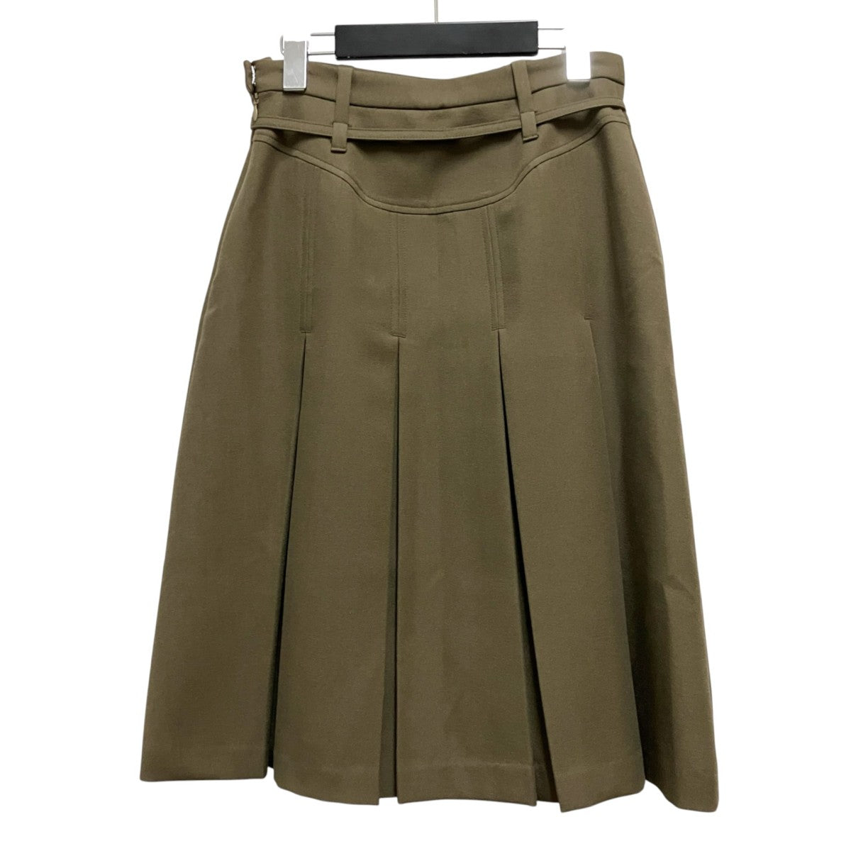 MAISON SPECIAL Box Pleats Mid-length Skirtポリエステル／リネンプリーツスカート21252515707 古着・中古-2枚目のアイテム画像