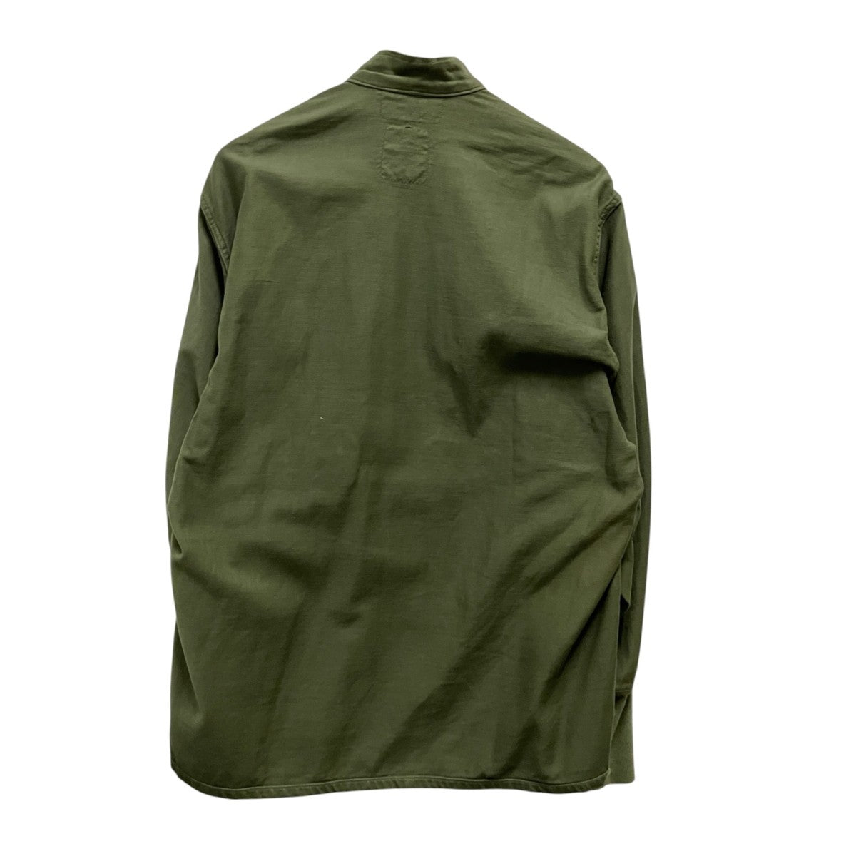 US ARMY 70s LINER SHIRT CHEMICAL PROTECTIVE COTTON SATEENミリタリーシャツOG 107 古着・中古-2枚目のアイテム画像