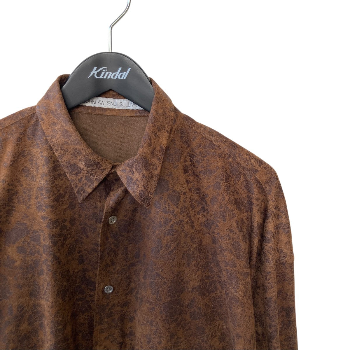 CRACKED COATING OVERSIZED SHIRT長袖シャツ3A008-0220-04