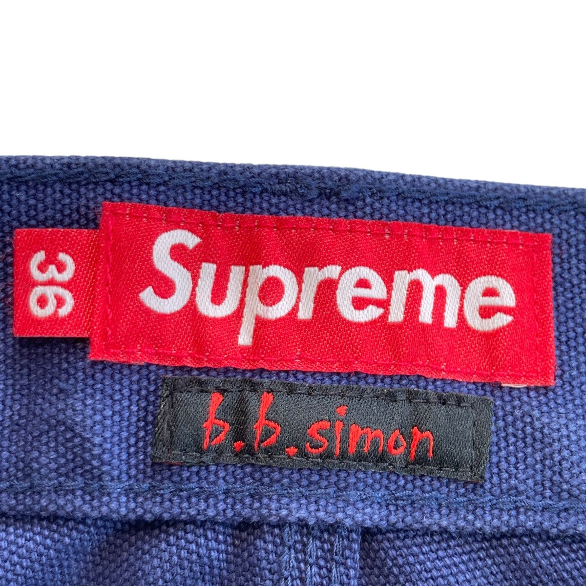 Supreme×B．B． Simon FW25Quilted Double Knee Painter Pantダブルニー ペインターパンツFW25P82 古着・中古-5枚目のアイテム画像