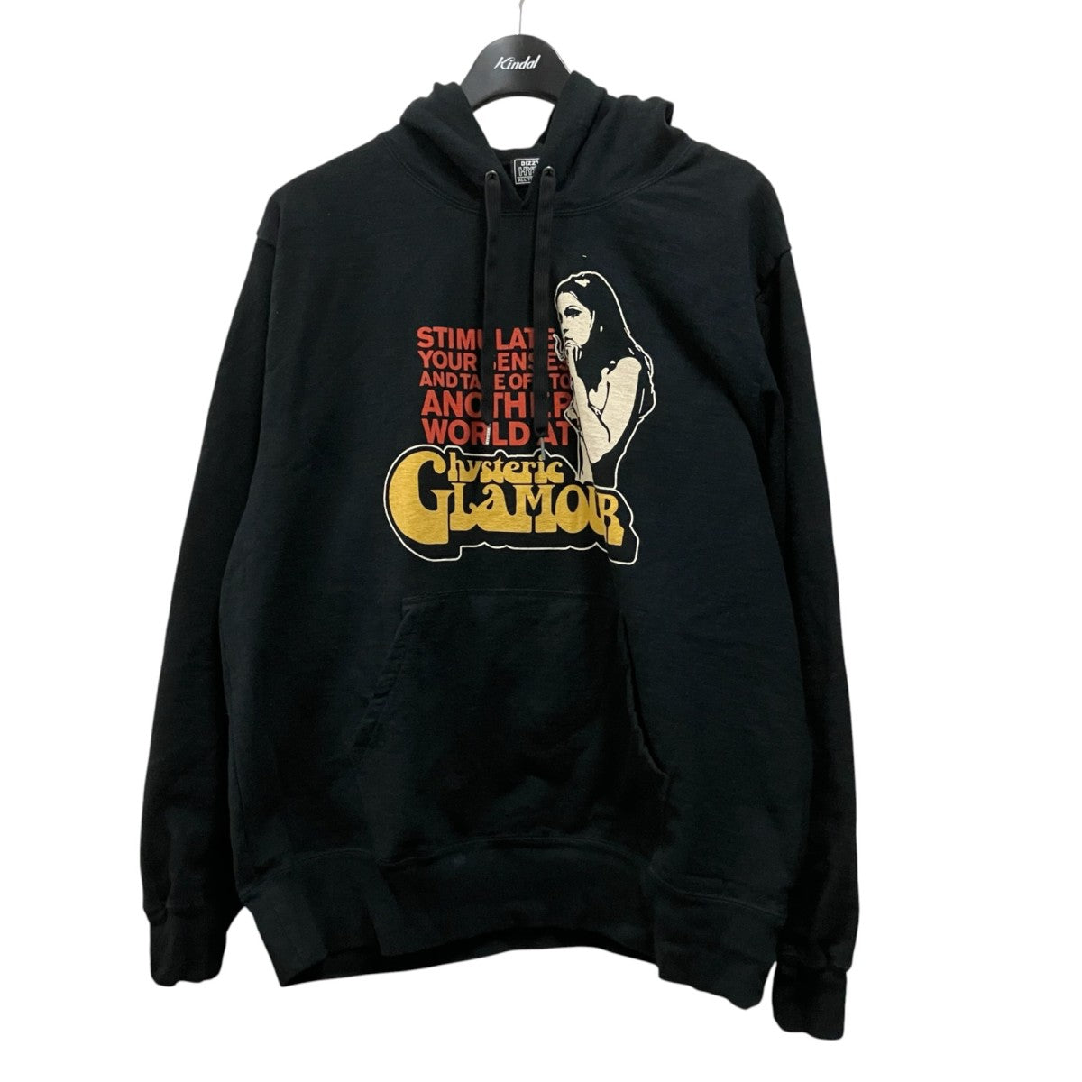 Hysteric Glamour SMOKING GIRLプルオーバーパーカー02231CF02 古着・中古-1枚目のアイテム画像