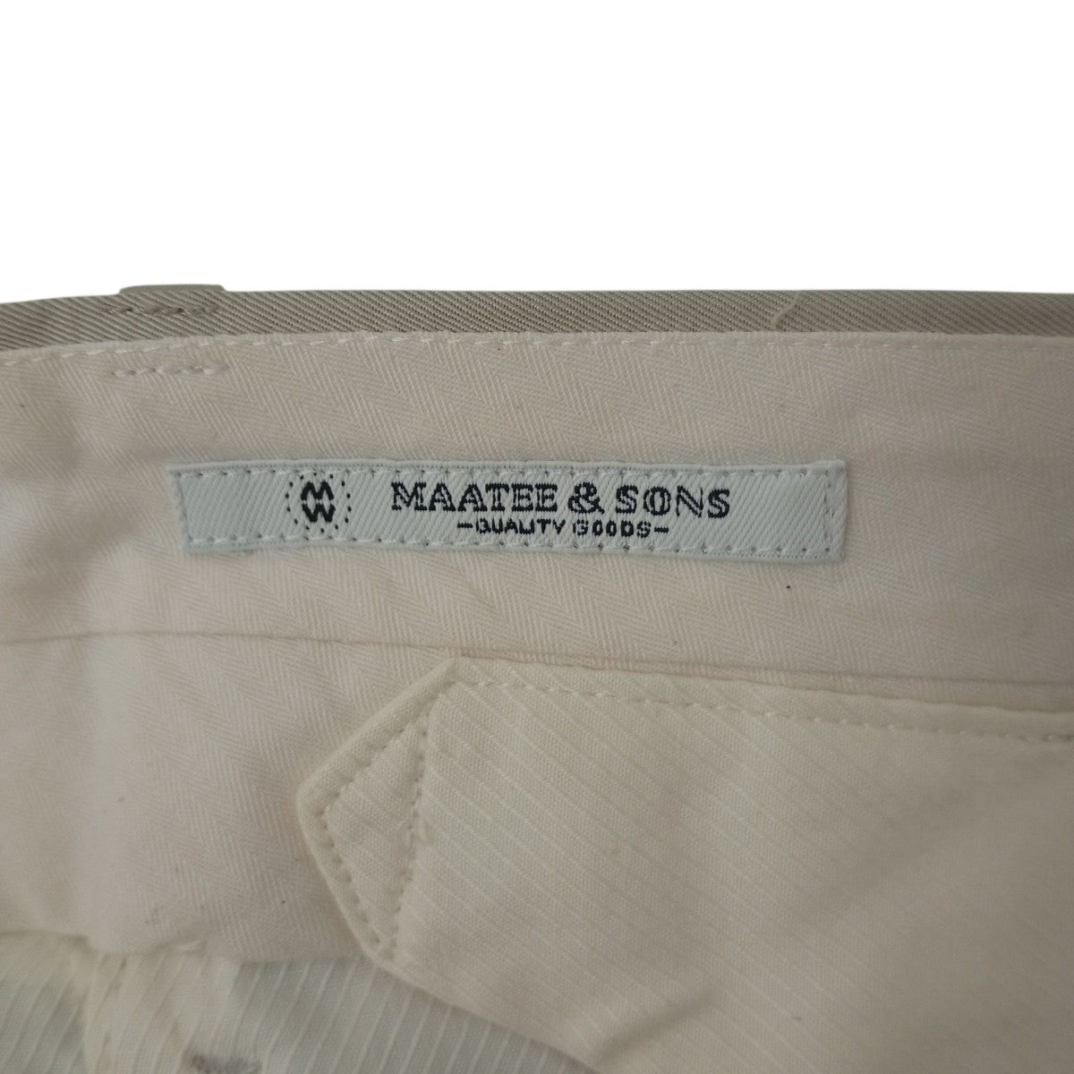 MAATEE＆SONS CHINO 2パンツMT3103-0216 古着・中古-4枚目のアイテム画像