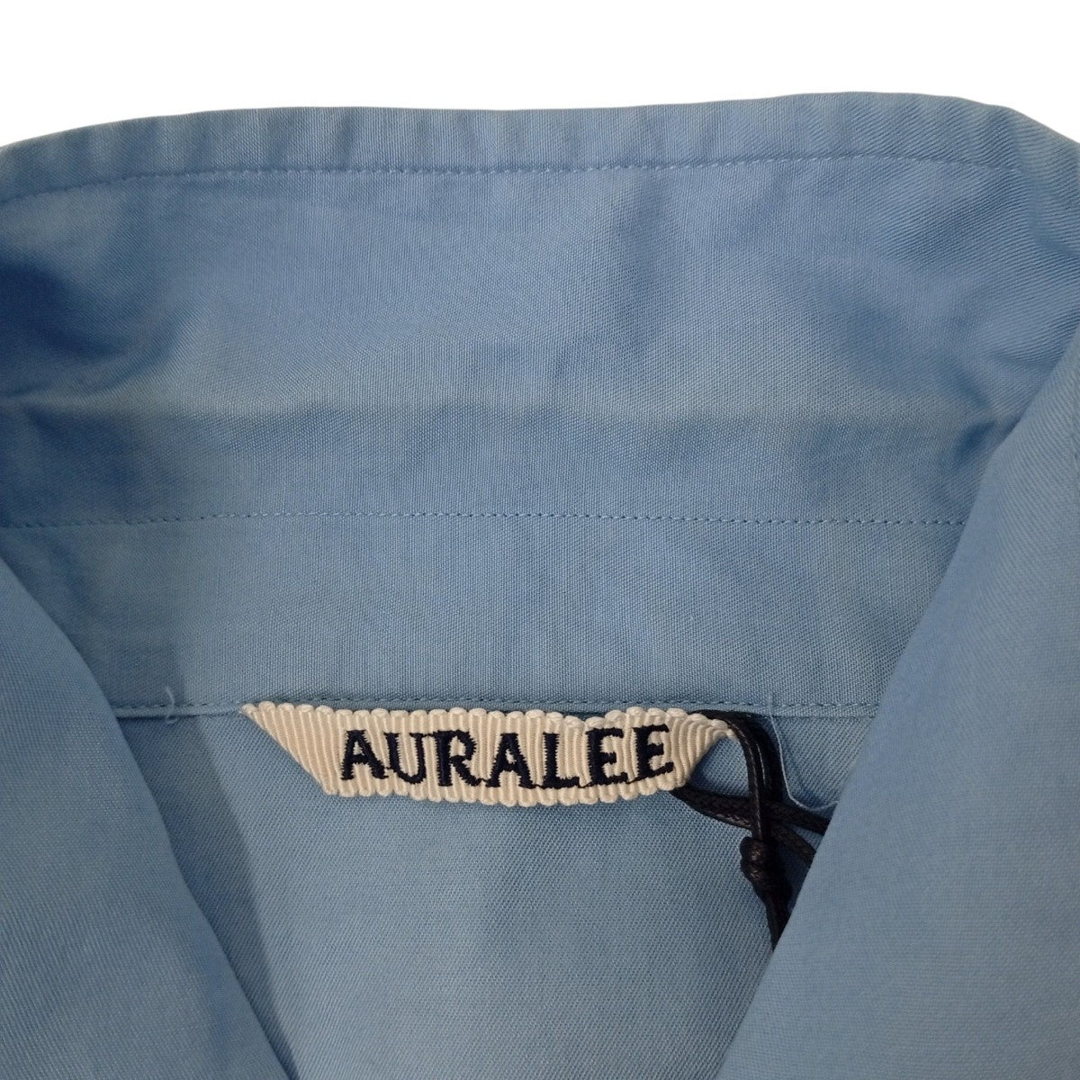AURALEE WASHED FINX TWILL BIG SHIRT長袖シャツA23AS02TN 古着・中古-3枚目のアイテム画像