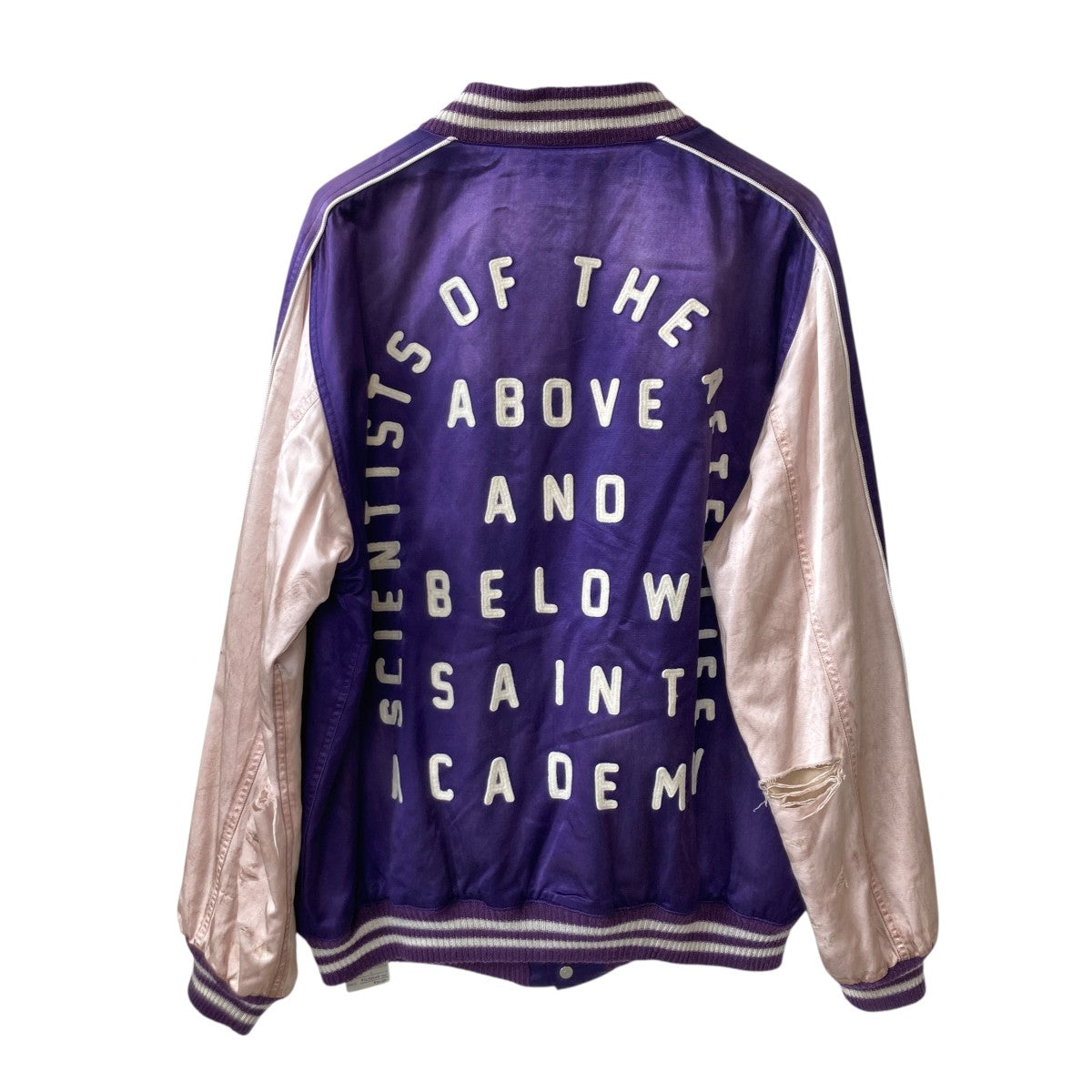 SAINT MICHAEL×SHERMER ACADEMY SA SKASTADIUM JKTスカジャンSM-A22-0000-064 古着・中古-2枚目のアイテム画像