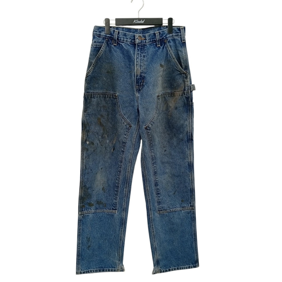 CarHartt LOOSE ORIGINAL FIT DENIM PAINTER PANTS DOUBLE KNEEペインターパンツB73DST 古着・中古-1枚目のアイテム画像