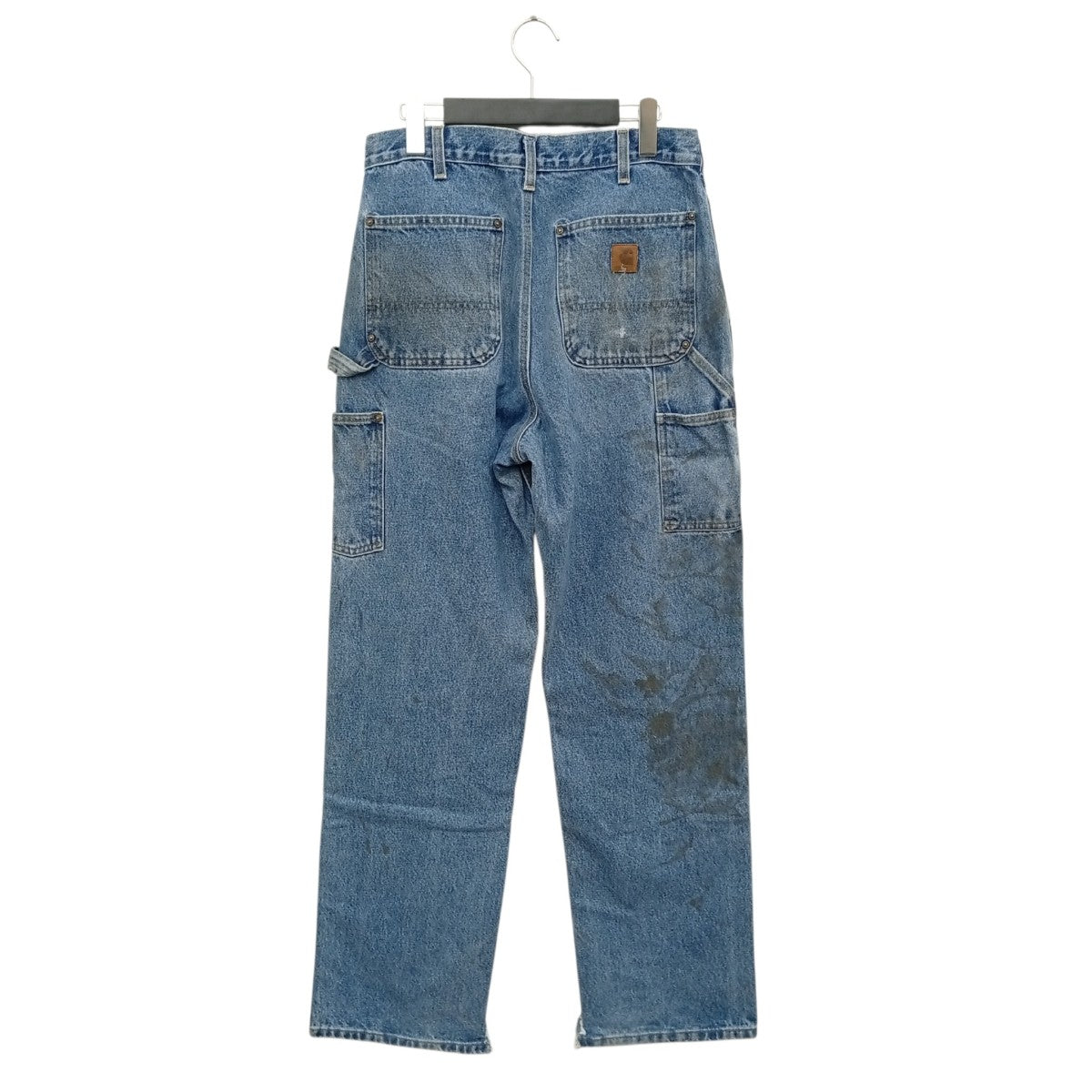 CarHartt LOOSE ORIGINAL FIT DENIM PAINTER PANTS DOUBLE KNEEペインターパンツB73DST 古着・中古-2枚目のアイテム画像
