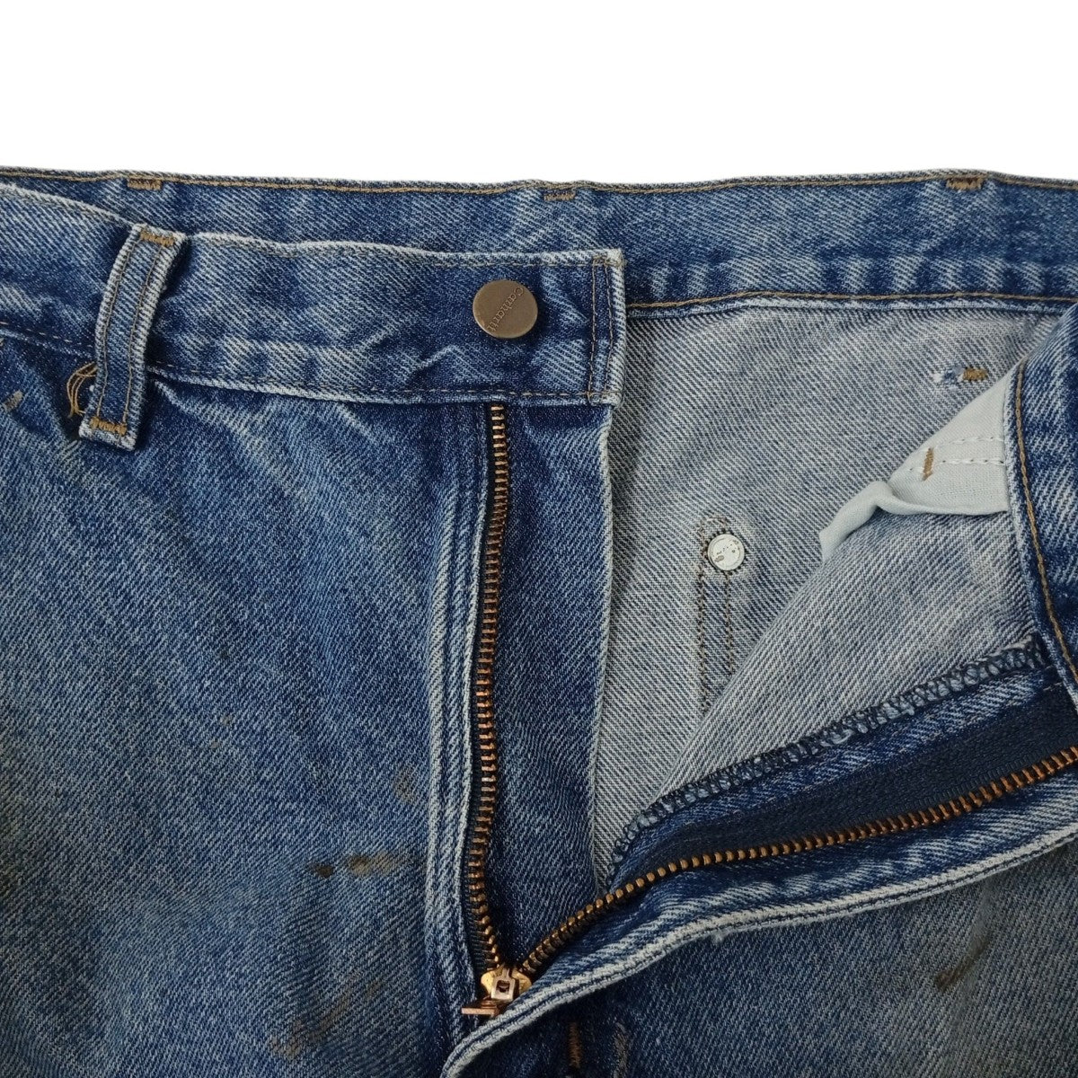 CarHartt LOOSE ORIGINAL FIT DENIM PAINTER PANTS DOUBLE KNEEペインターパンツB73DST 古着・中古-3枚目のアイテム画像