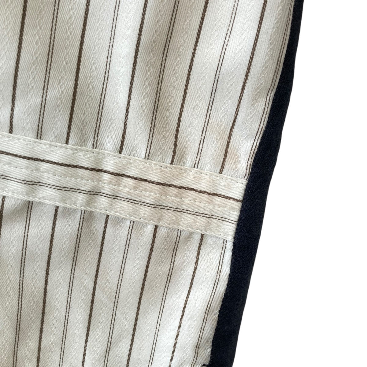 s’yte LINEN COTTON HERRINGBONE ZIGZAG CUT-OUT VESTベストUT-V06-300 古着・中古-3枚目のアイテム画像