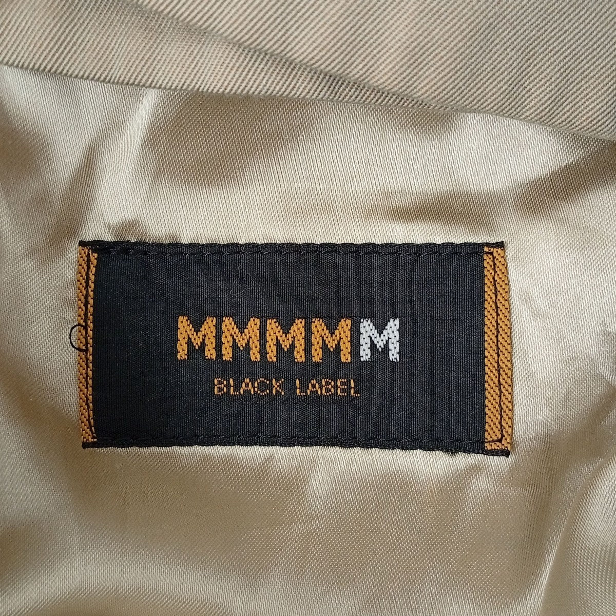 MMMMM BLACK LABEL ステンカラーコート 古着・中古-9枚目のアイテム画像