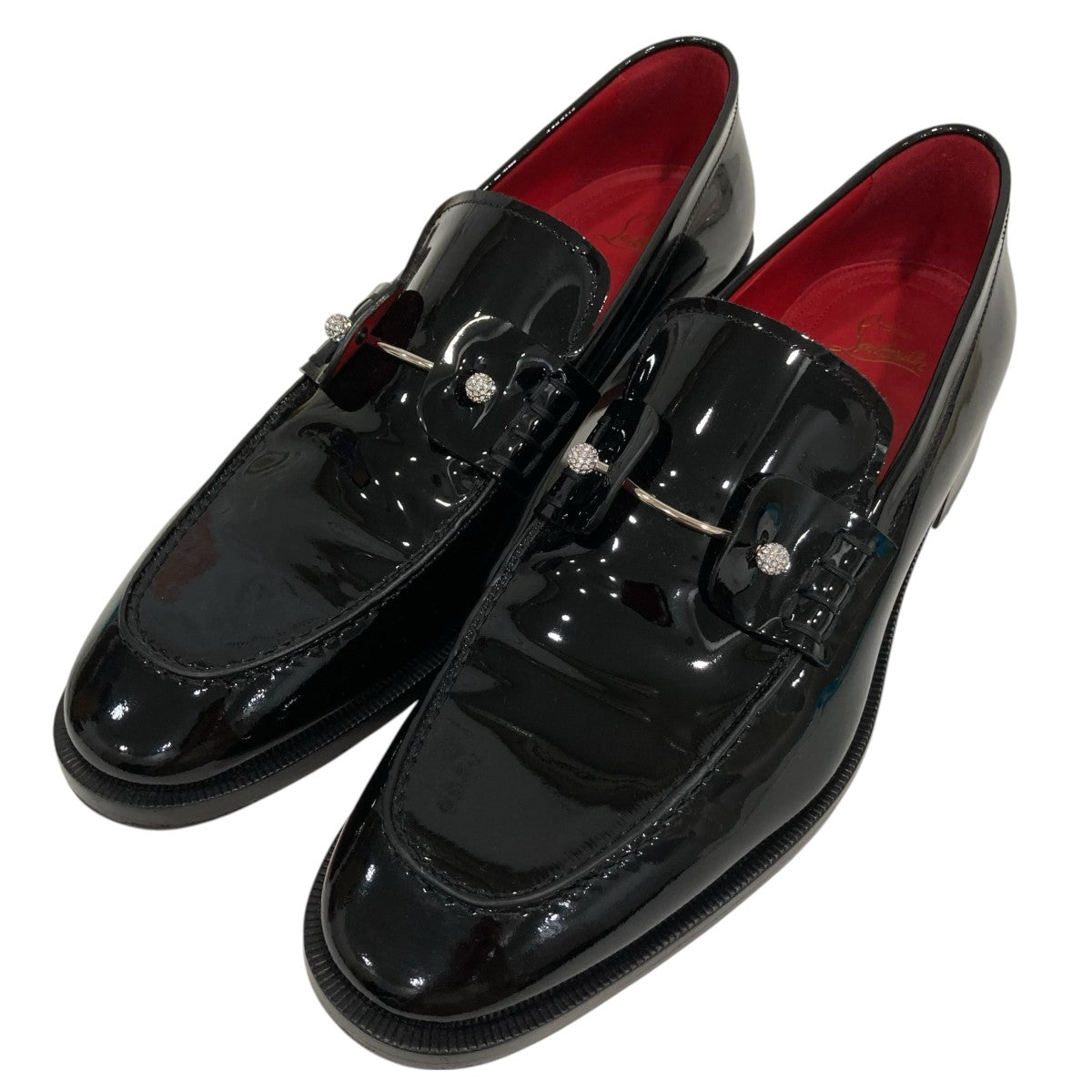 Christian Louboutin Chambelimoc Night Strassローファー 古着・中古-1枚目のアイテム画像