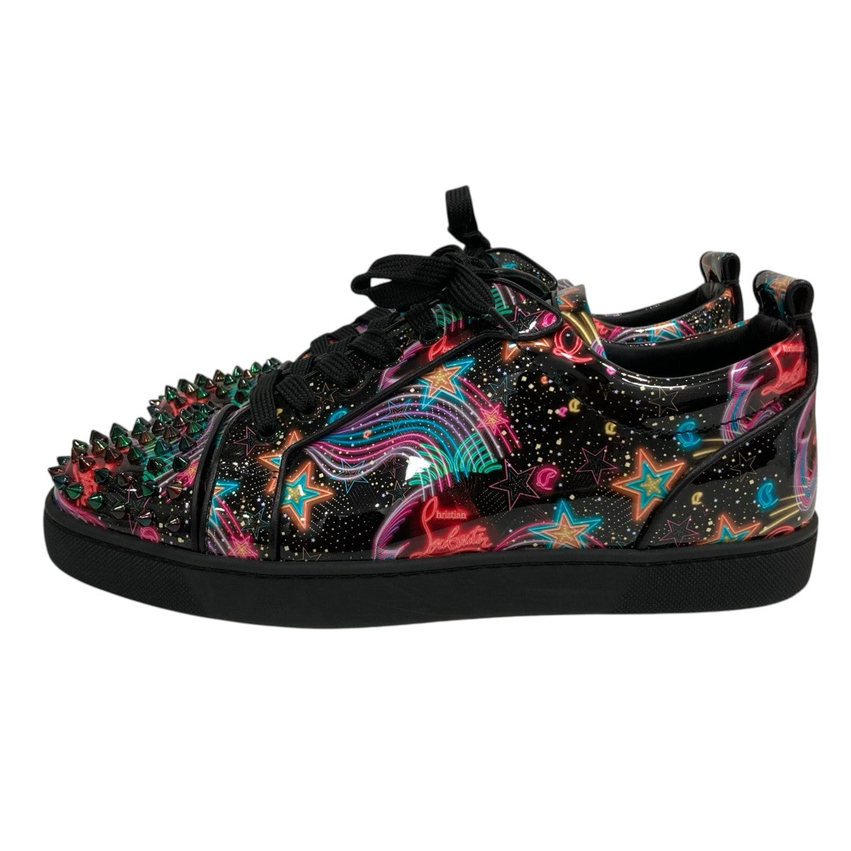 Christian Louboutin Christian Louboutin Lou Spikes Orlato Starlightスタッズスニーカー 古着・中古-2枚目のアイテム画像
