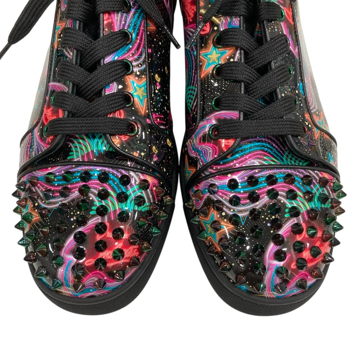Christian Louboutin Christian Louboutin Lou Spikes Orlato Starlightスタッズスニーカー 古着・中古-3枚目のアイテム画像