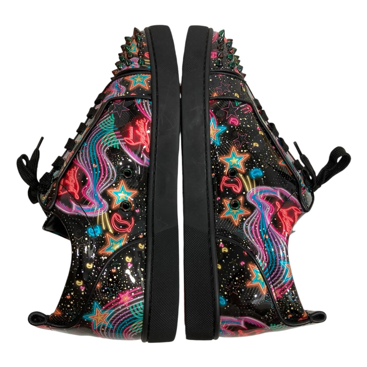 Christian Louboutin Christian Louboutin Lou Spikes Orlato Starlightスタッズスニーカー 古着・中古-5枚目のアイテム画像