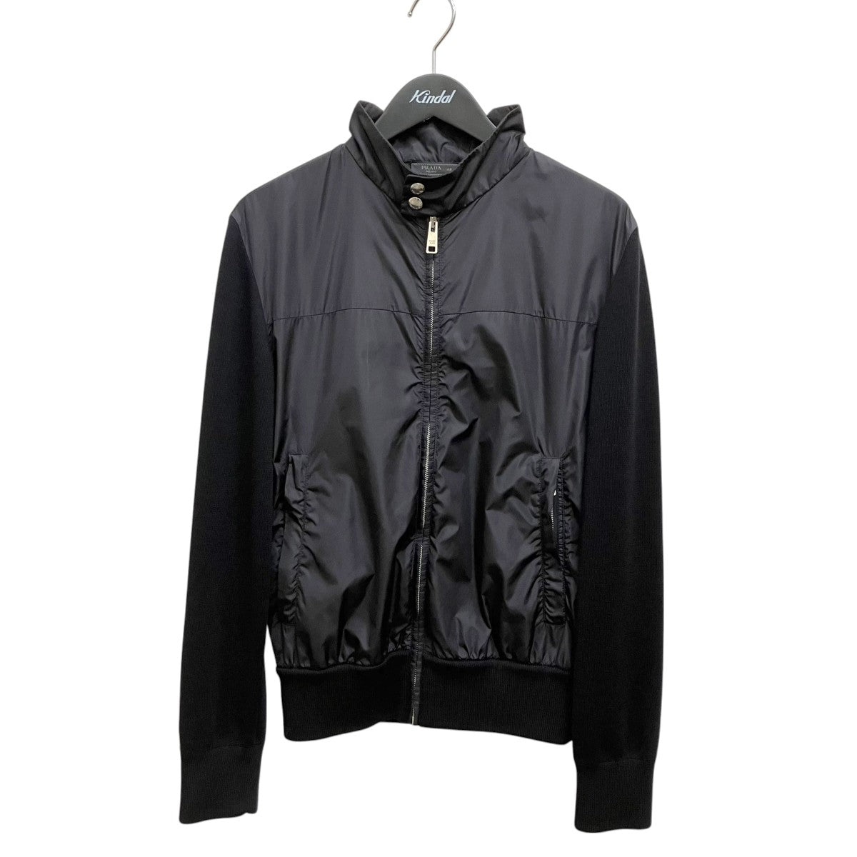 PRADA ニット切替ナイロンジャケットSMC620 R161 U98 古着・中古-1枚目のアイテム画像