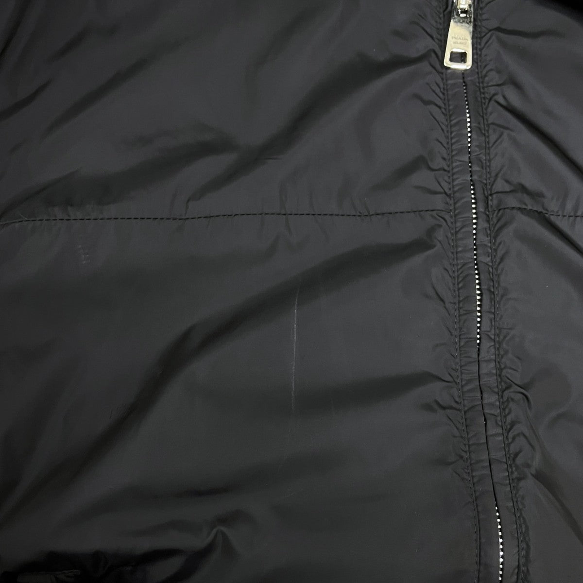 PRADA ニット切替ナイロンジャケットSMC620 R161 U98 古着・中古-5枚目のアイテム画像