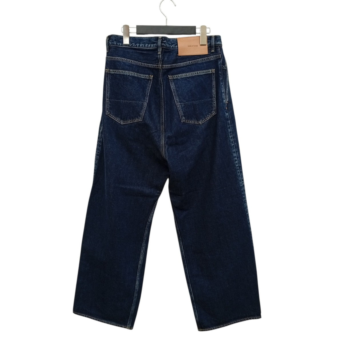 SUBLATIONS 2TUCK WIDE DENIM PANTSデニムパンツS071401 古着・中古-2枚目のアイテム画像