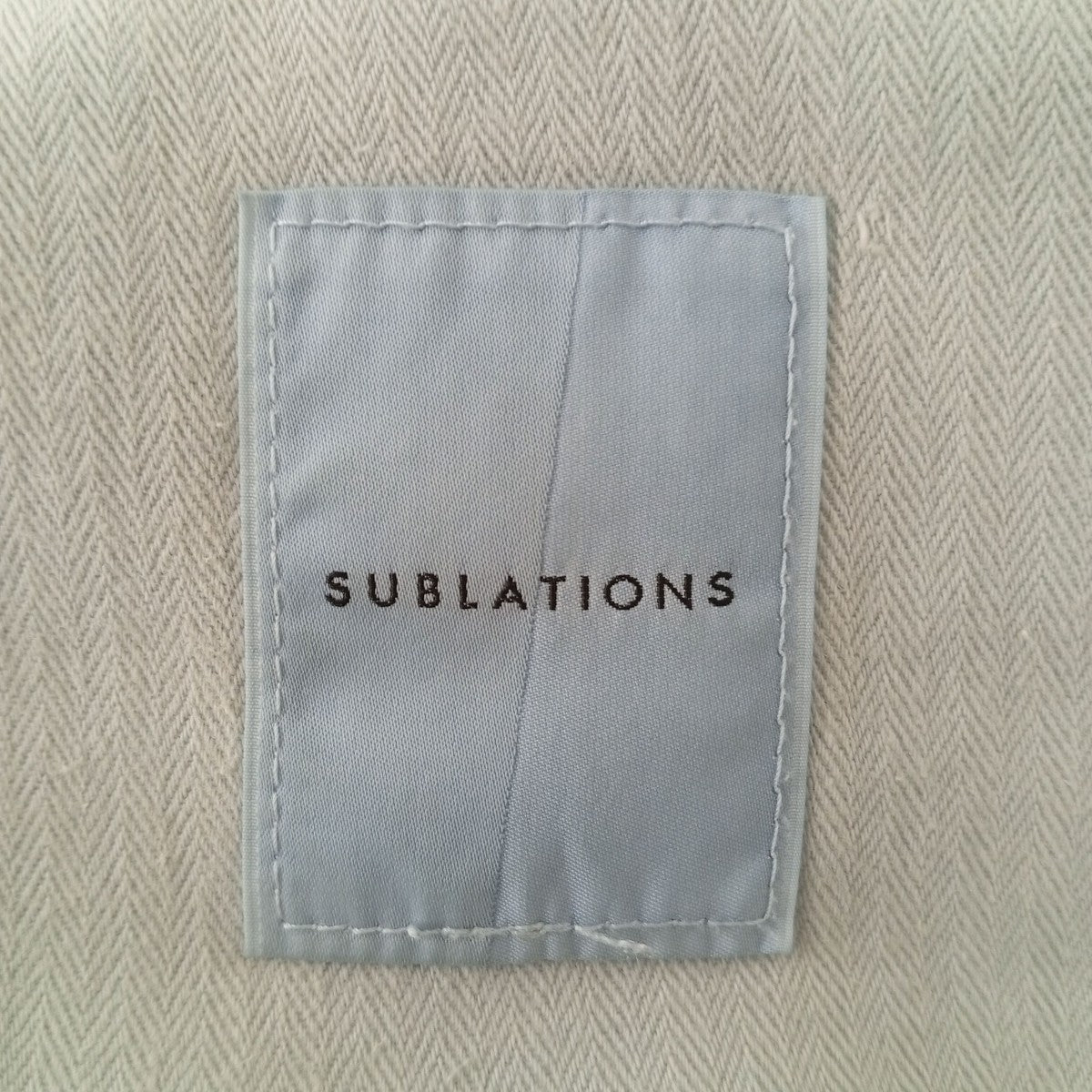 SUBLATIONS 2TUCK WIDE DENIM PANTSデニムパンツS071401 古着・中古-5枚目のアイテム画像