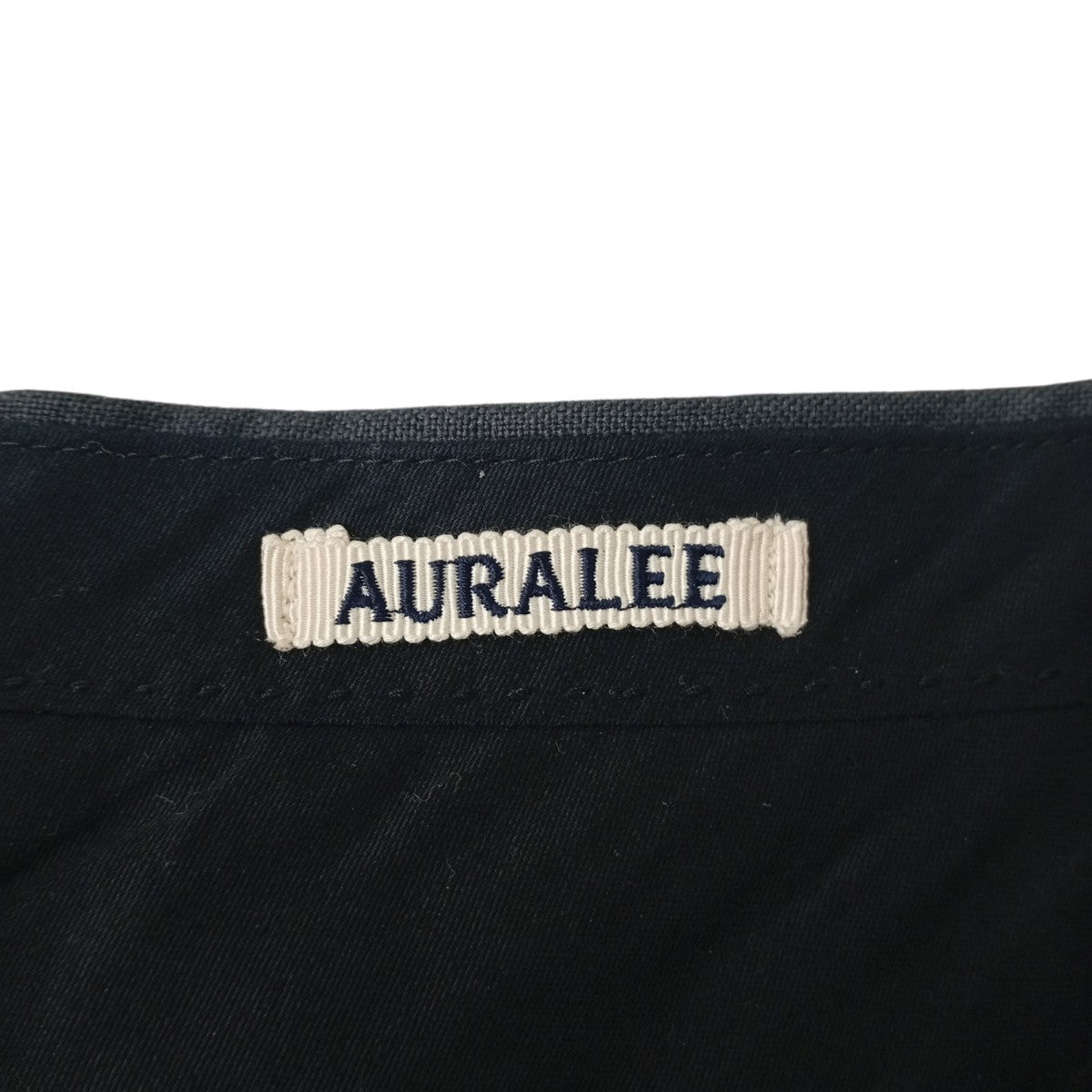 AURALEE BLUEFACED WOOL NARROW SLACKSパンツA21AP03BH 古着・中古-4枚目のアイテム画像