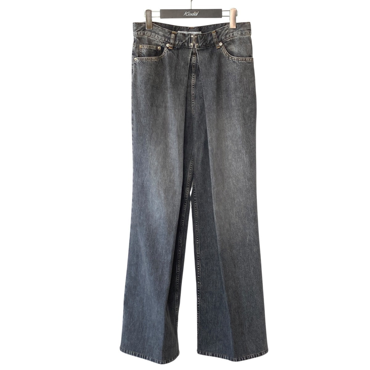 JOHN LAWRENCE SULLIVAN WASHED DENIM WIDE PANTSワイドデニムパンツJLS-02-22 古着・中古-1枚目のアイテム画像